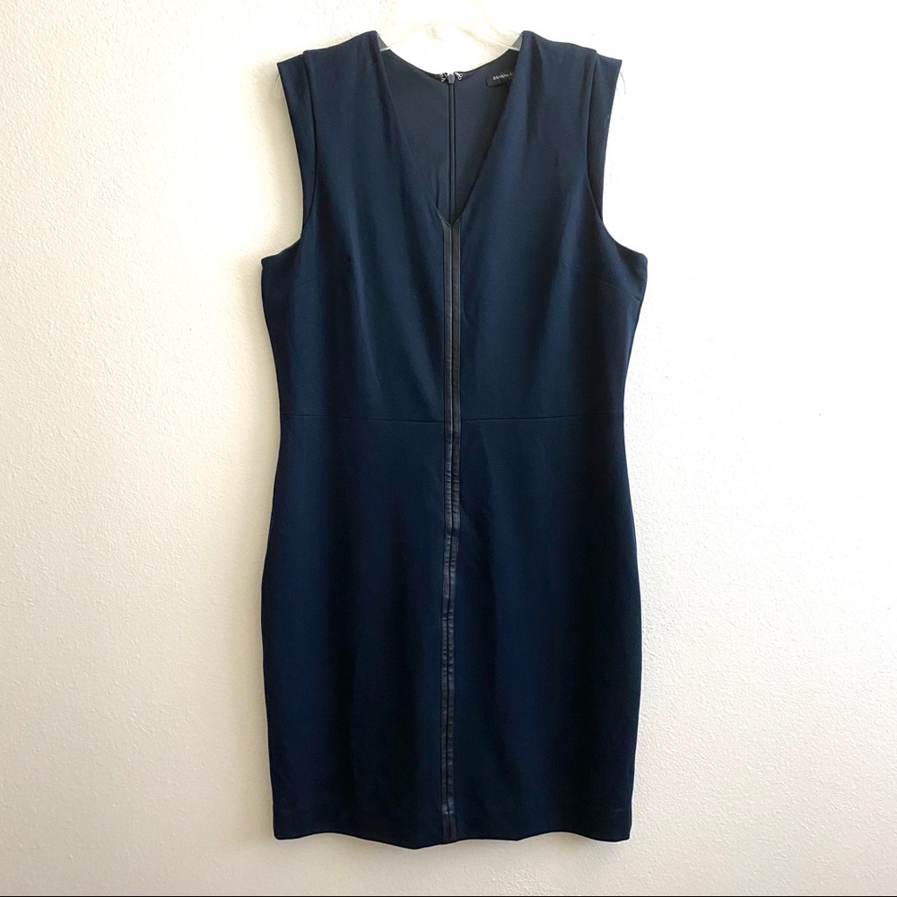 Banana Republic Factory Fitted Navy Dress